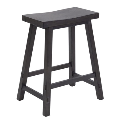 Creations II 24 Inch Sawhorse Counter Stool - Slate