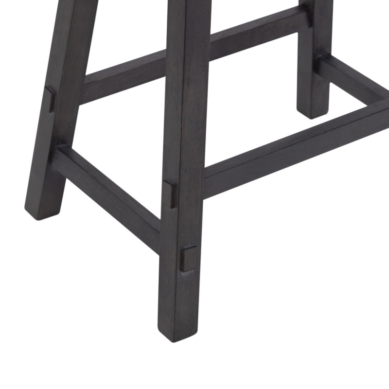 Creations II 24 Inch Sawhorse Counter Stool - Slate