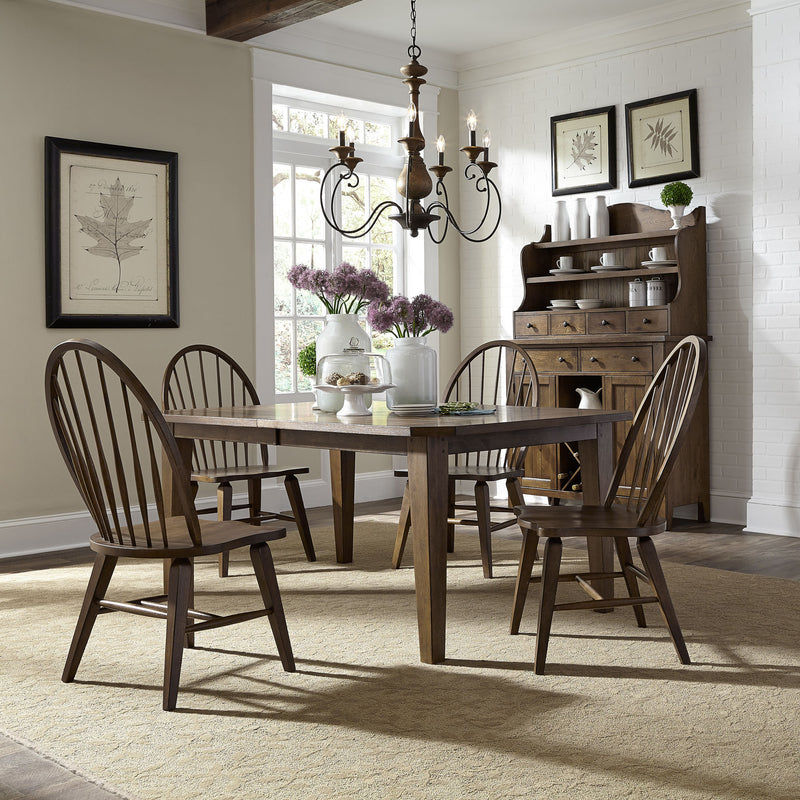 5 Piece Rectangular Table Set (382-DR-5RLS)