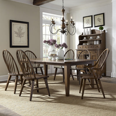 7 Piece Rectangular Table Set (382-DR-7RLS)