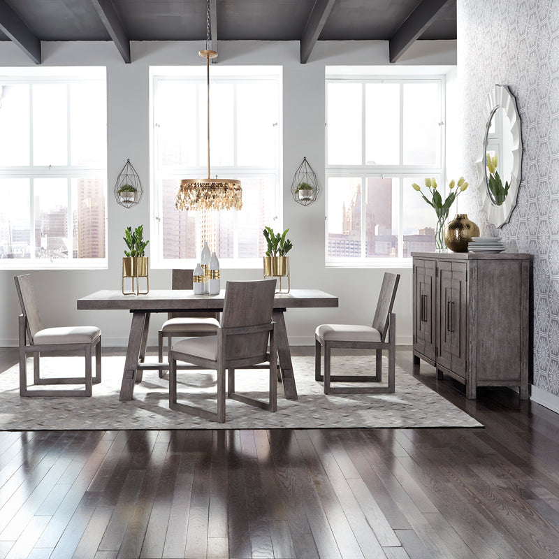 Opt 5 Piece Trestle Table Set (406-DR-O5TRS)