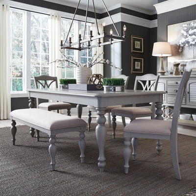 6 Piece Rectangular Table Set (407-CD-6RTS)
