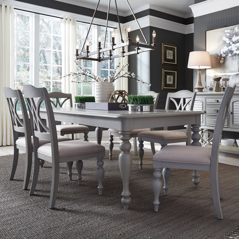 7 Piece Rectangular Table Set (407-CD-7RLS)
