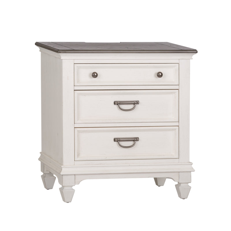 Allyson Park Night Stand w/ Charging Station