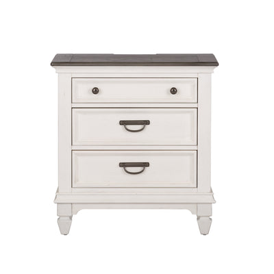 Allyson Park Night Stand w/ Charging Station