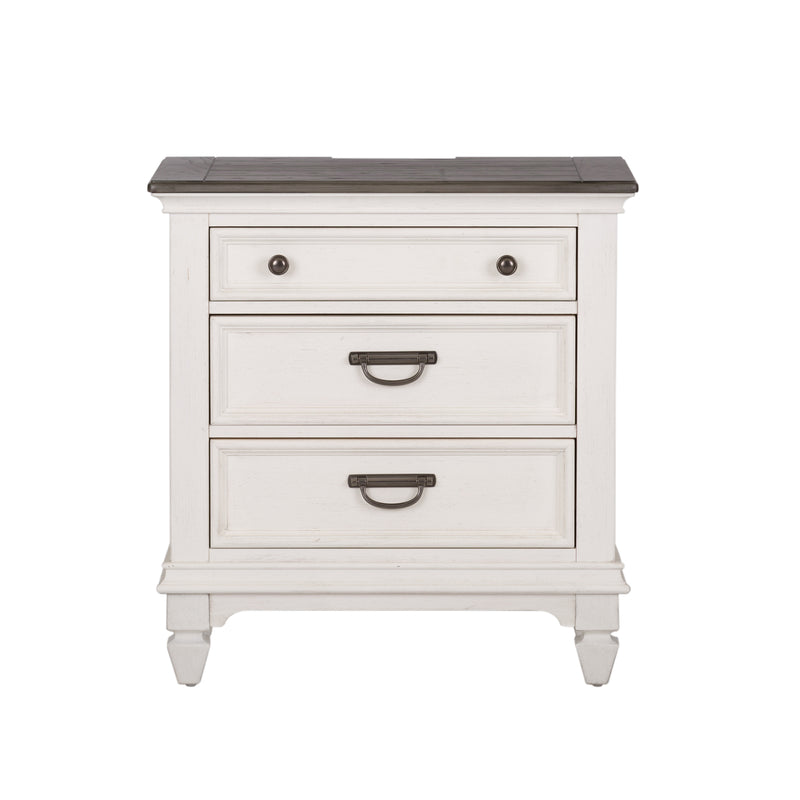 Allyson Park Night Stand w/ Charging Station