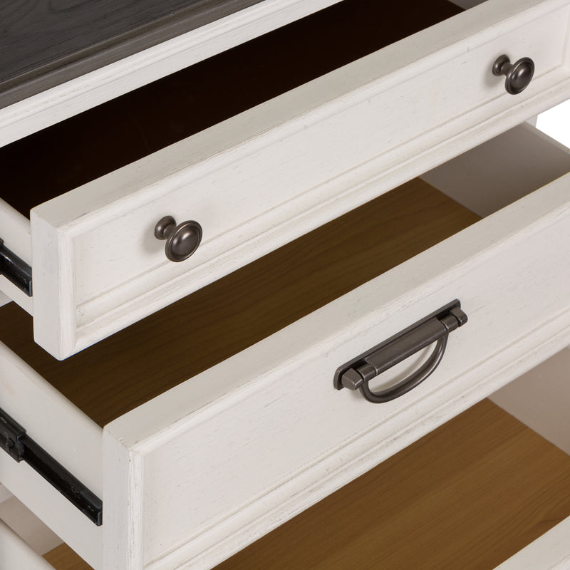 Allyson Park Night Stand w/ Charging Station