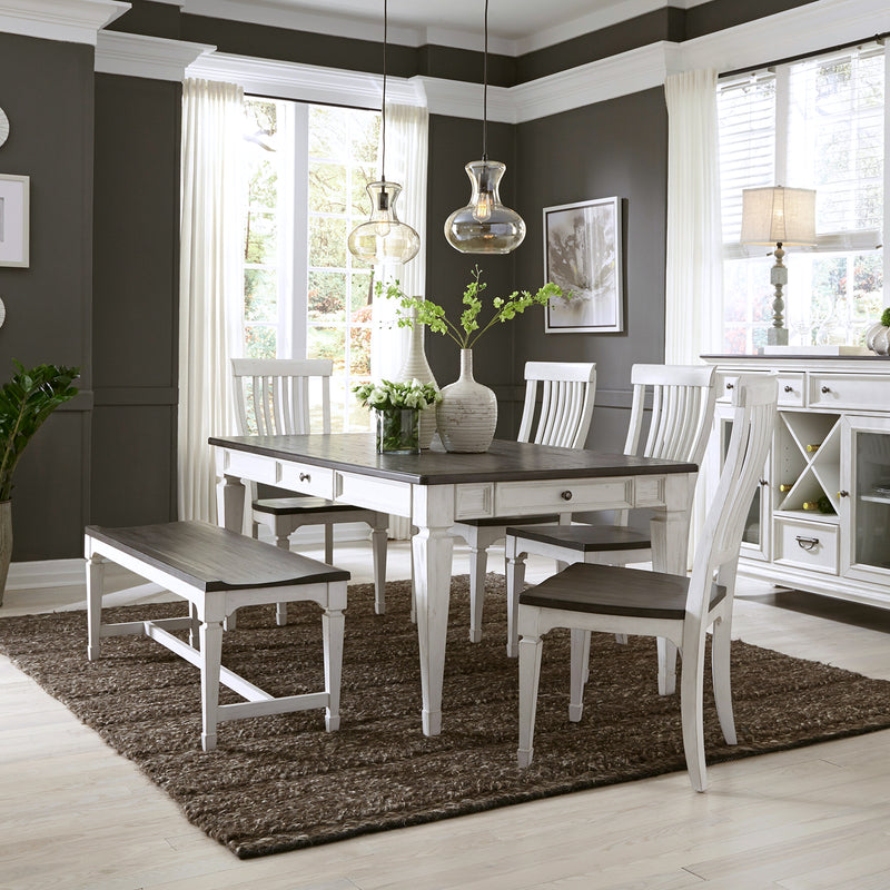 6 Piece Rectangular Table Set (417-DR-6RTS)