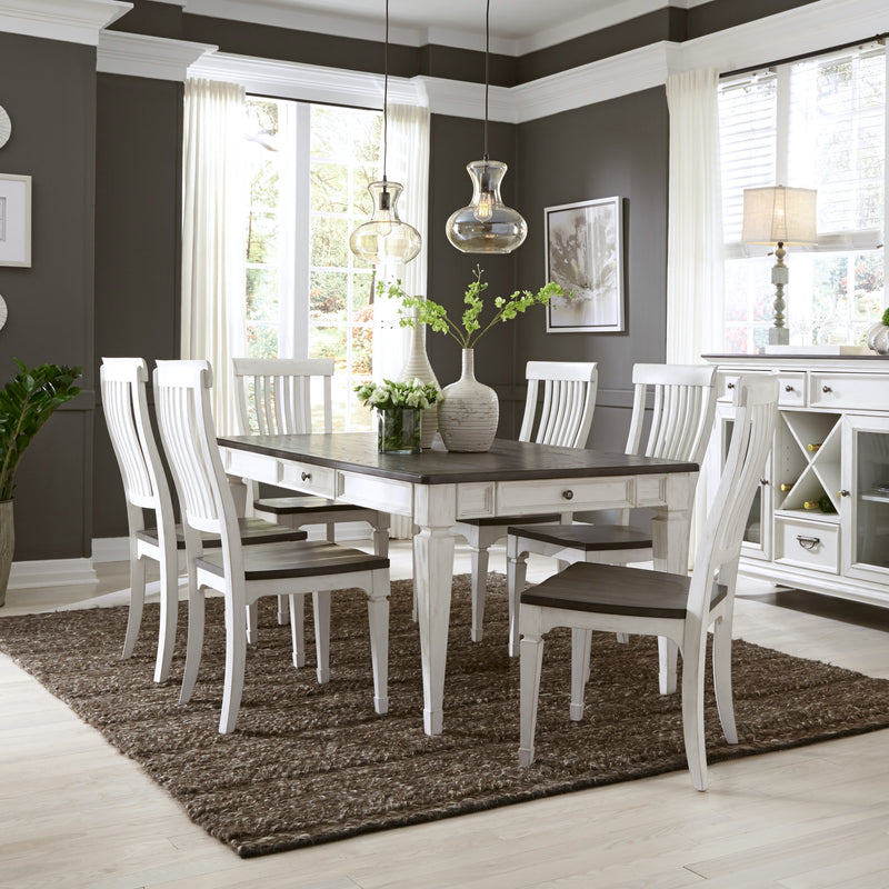 7 Piece Rectangular Table Set (417-DR-7RLS)