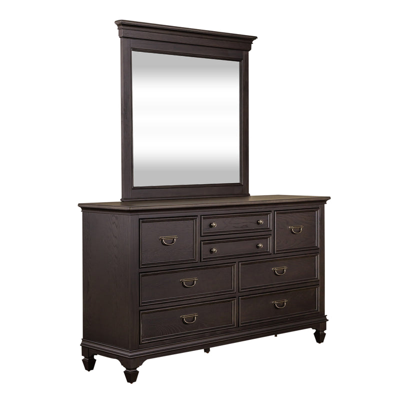 Dresser & Mirror (417B-BR-DM)