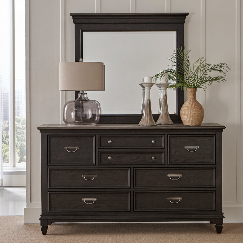 Dresser & Mirror (417B-BR-DM)