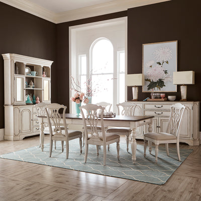 7 Piece Rectangular Table Set (455W-DR-7RLS)