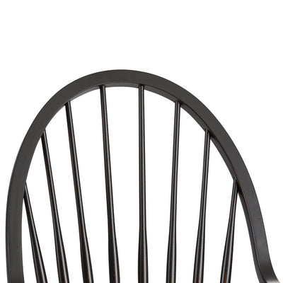 Hearthstone Ridge Windsor Back Arm Chair - Black