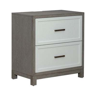 Palmetto Heights 2 Drawer Nightstand w/ Charging Station