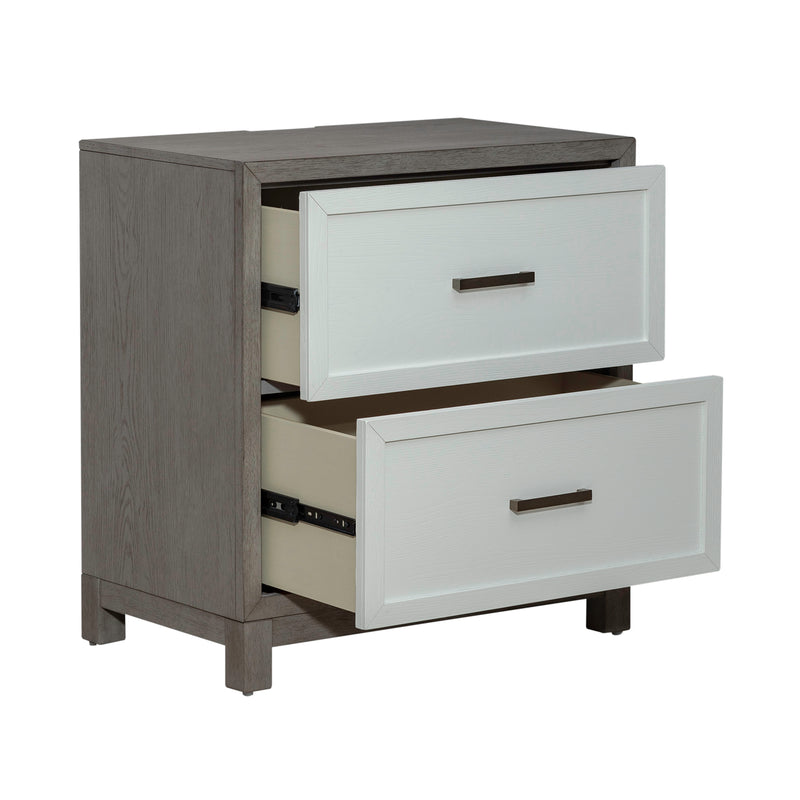 Palmetto Heights 2 Drawer Nightstand w/ Charging Station