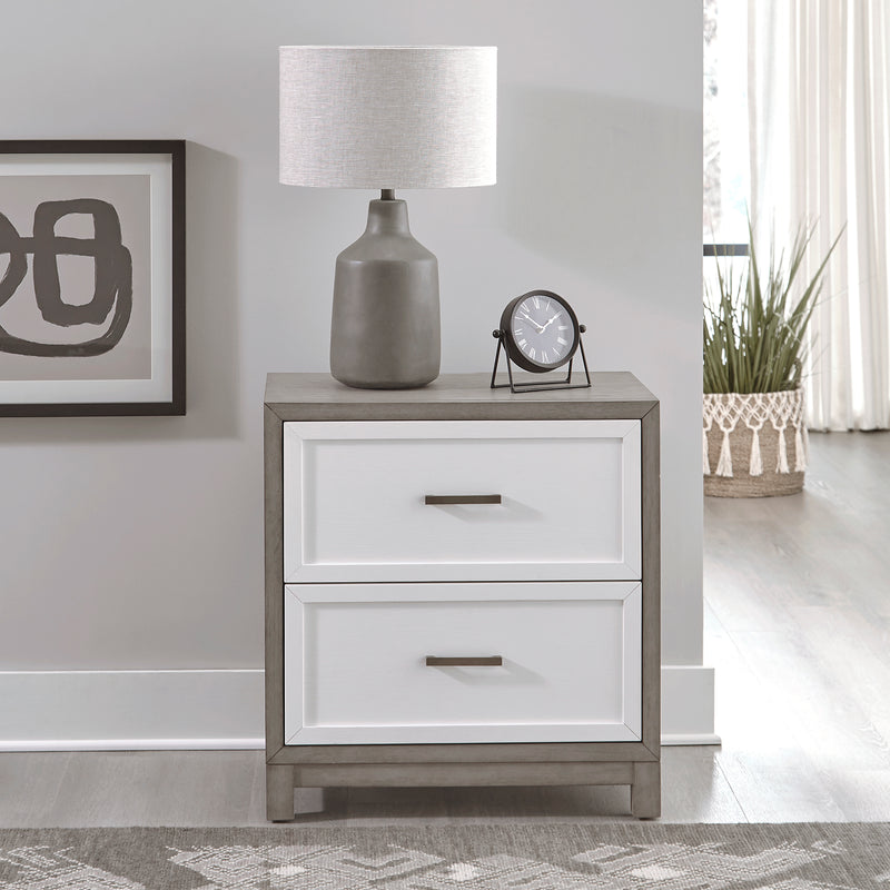 Palmetto Heights 2 Drawer Nightstand w/ Charging Station