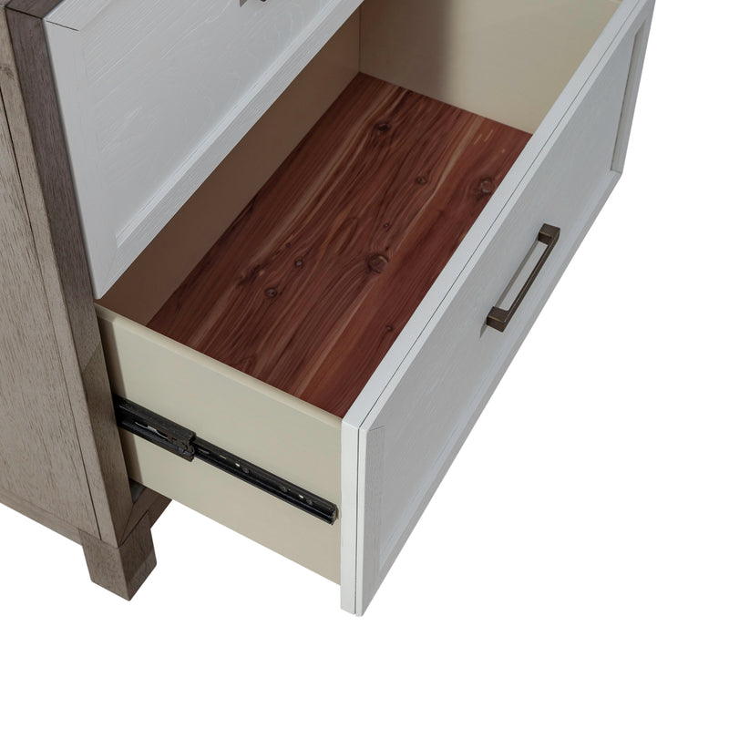 Palmetto Heights 2 Drawer Nightstand w/ Charging Station