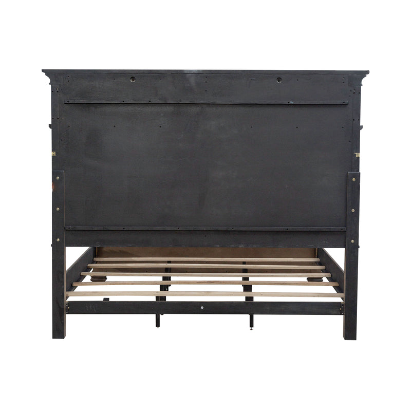 King Panel Bed (502-BR-KPB)
