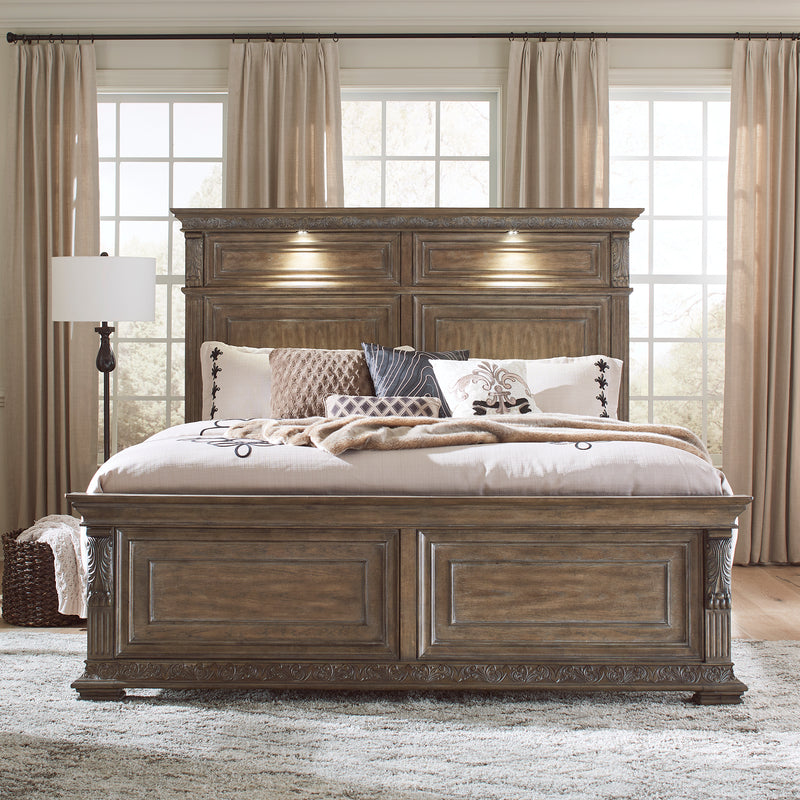 King Panel Bed (502-BR-KPB)