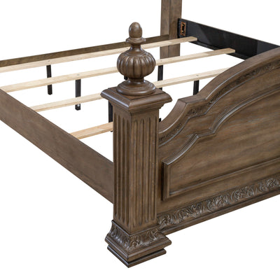 King Poster Bed (502-BR-KPS)