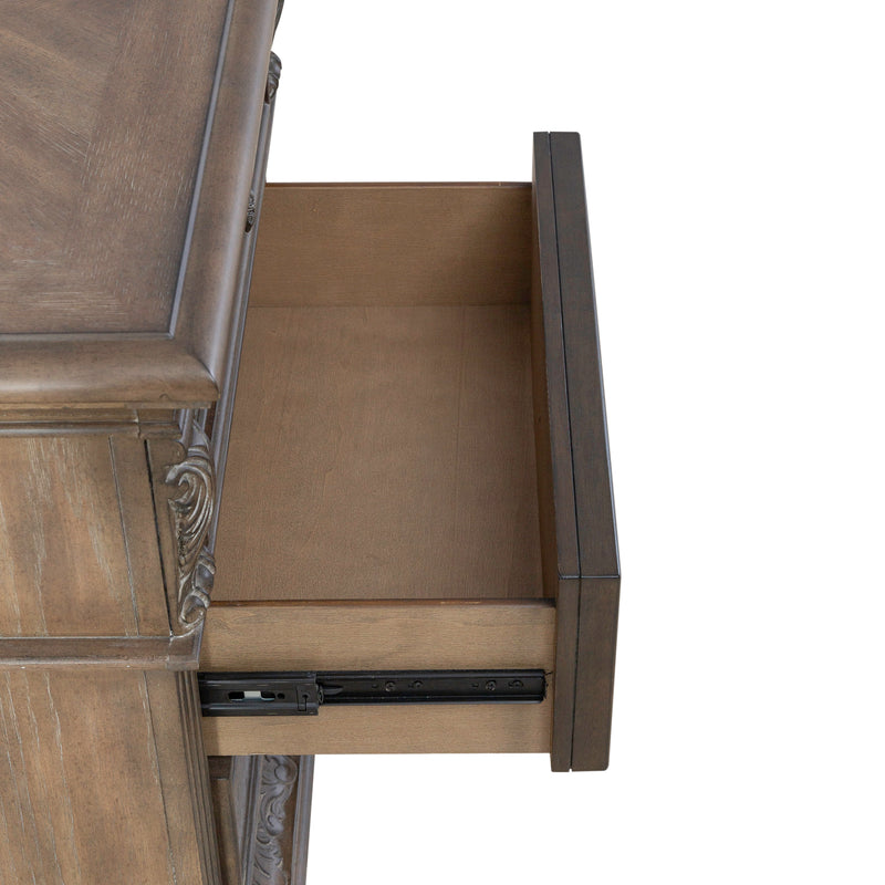 Carlisle Court 3 Drawer Night Stand with Charging Station