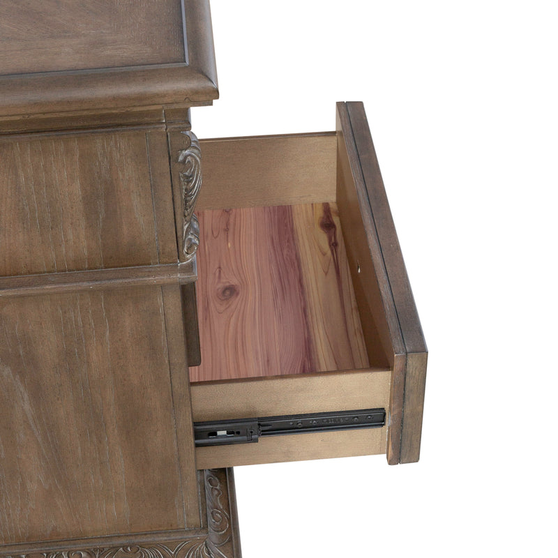 Carlisle Court 3 Drawer Night Stand with Charging Station