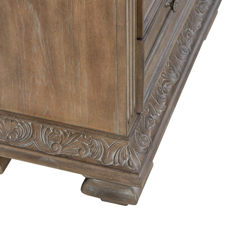 Carlisle Court 3 Drawer Night Stand with Charging Station