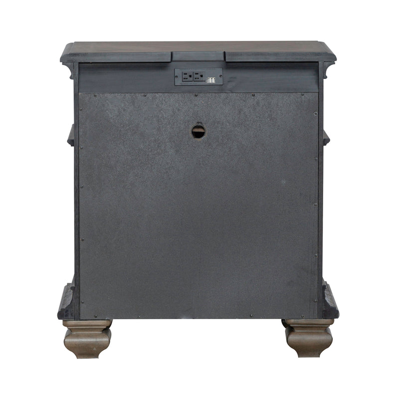 Carlisle Court 3 Drawer Night Stand with Charging Station