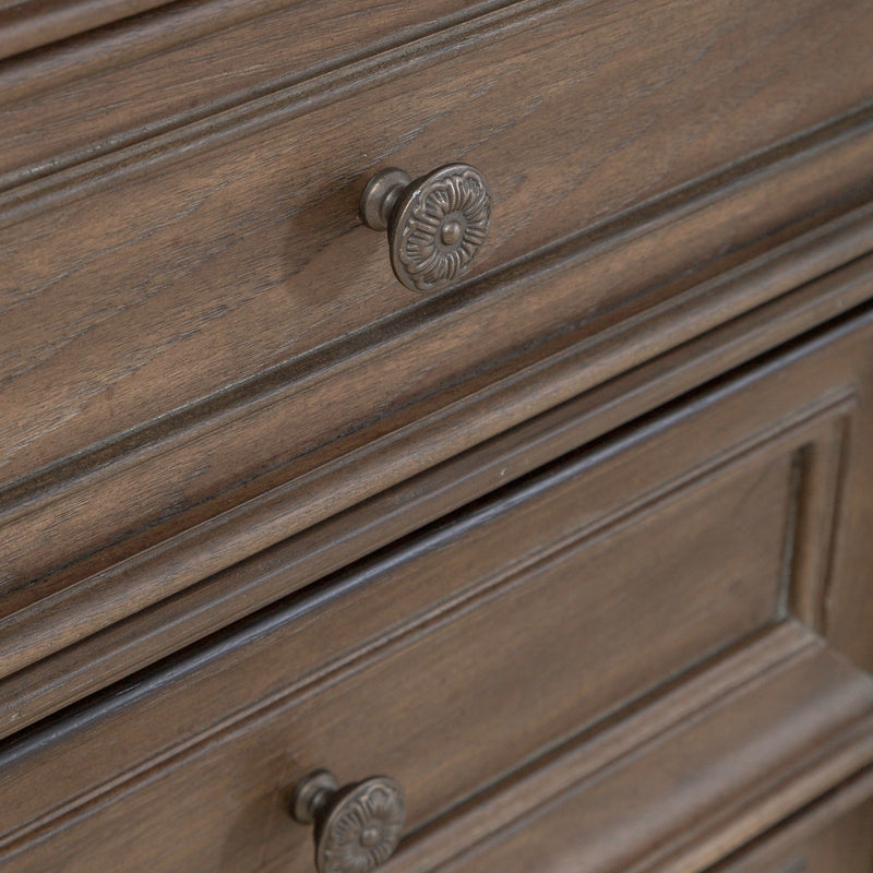 Carlisle Court 3 Drawer Night Stand with Charging Station