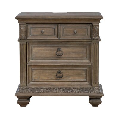Carlisle Court Bedside Chest w/ Charging Station