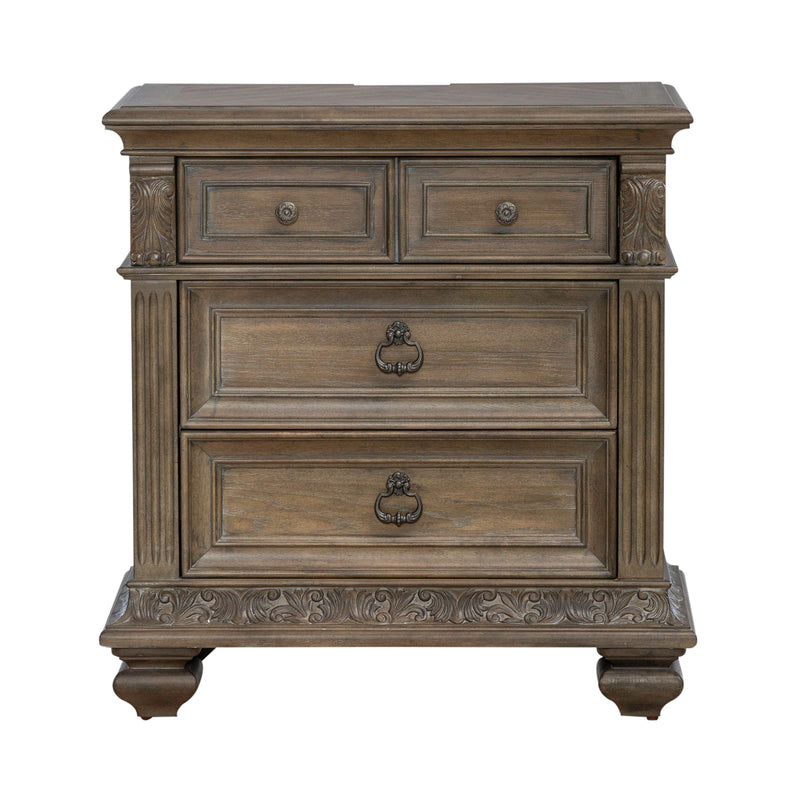 Carlisle Court Bedside Chest w/ Charging Station