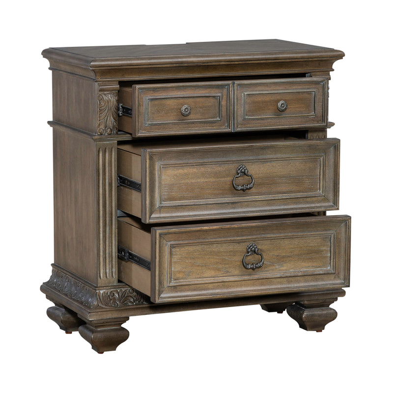 Carlisle Court Bedside Chest w/ Charging Station