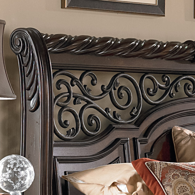 Queen Sleigh Bed (575-BR-QSL)
