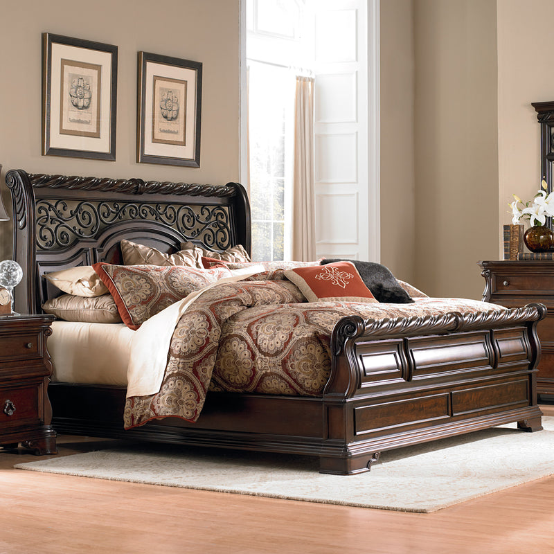Queen Sleigh Bed (575-BR-QSL)