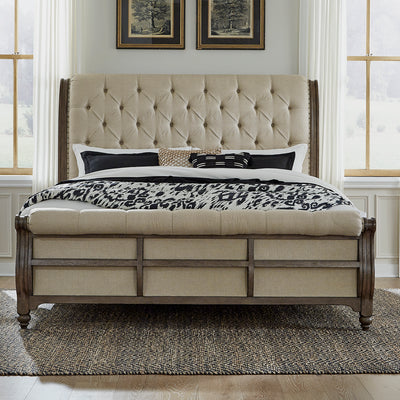 King Sleigh Bed (615-BR-KSL)