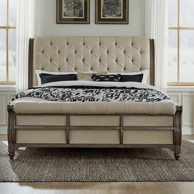 Queen Sleigh Bed (615-BR-QSL)