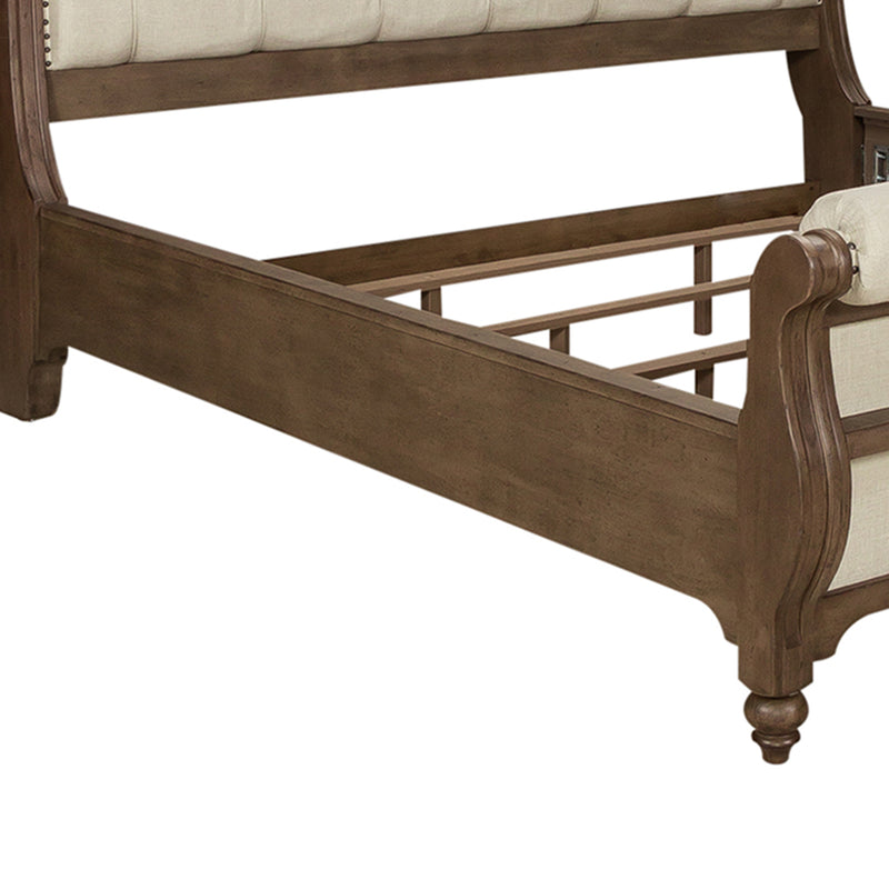 Americana Farmhouse Cali King Sleigh Bed Rails