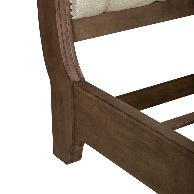 Americana Farmhouse Cali King Sleigh Bed Rails