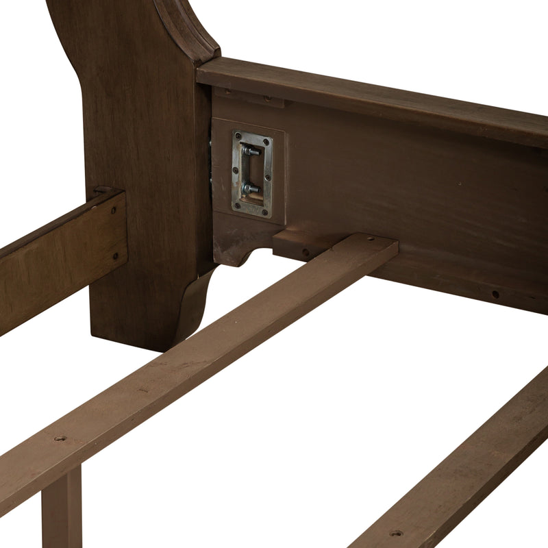 Americana Farmhouse Cali King Sleigh Bed Rails