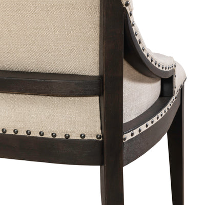 Americana Farmhouse Uph Shelter Dining Bench- Black