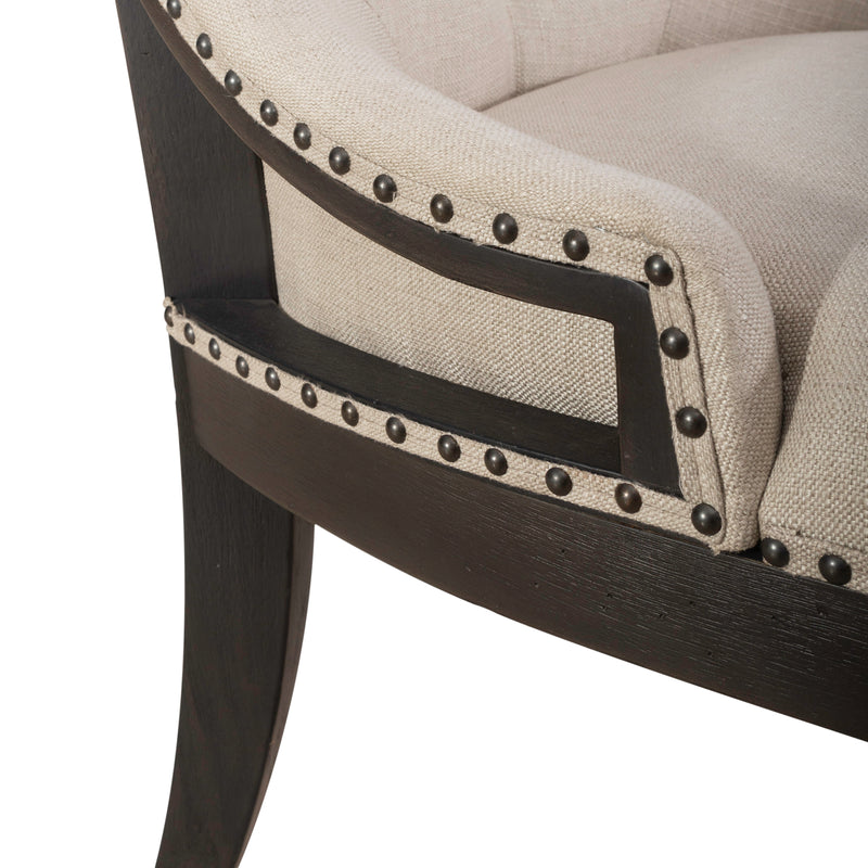 Americana Farmhouse Uph Shelter Side Chair- Black (RTA)