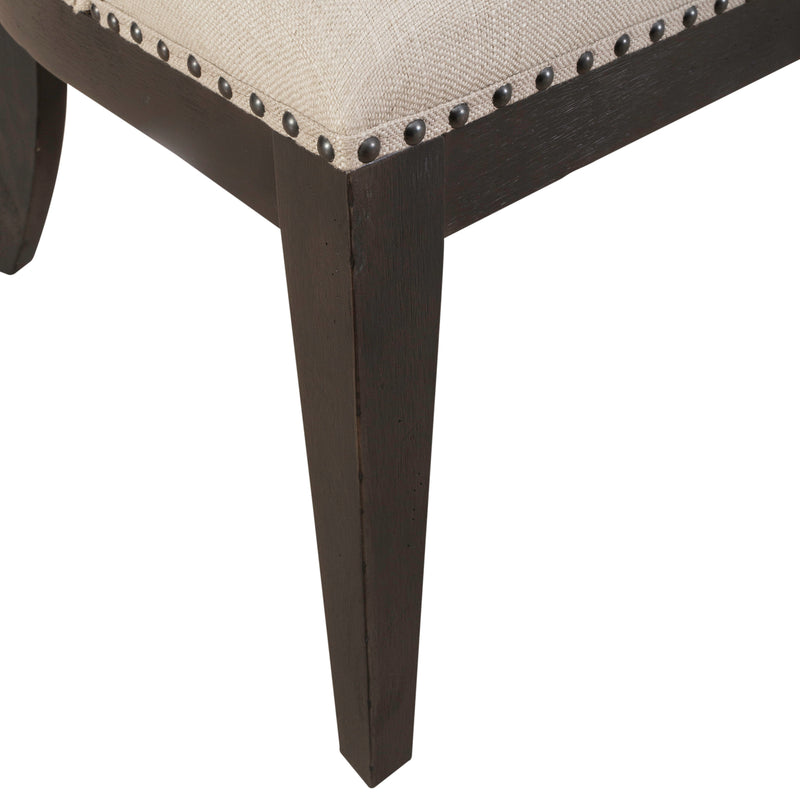 Americana Farmhouse Uph Shelter Side Chair- Black (RTA)