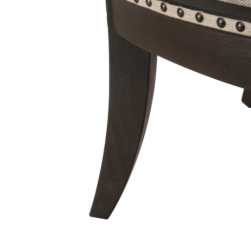 Americana Farmhouse Uph Shelter Side Chair- Black (RTA)