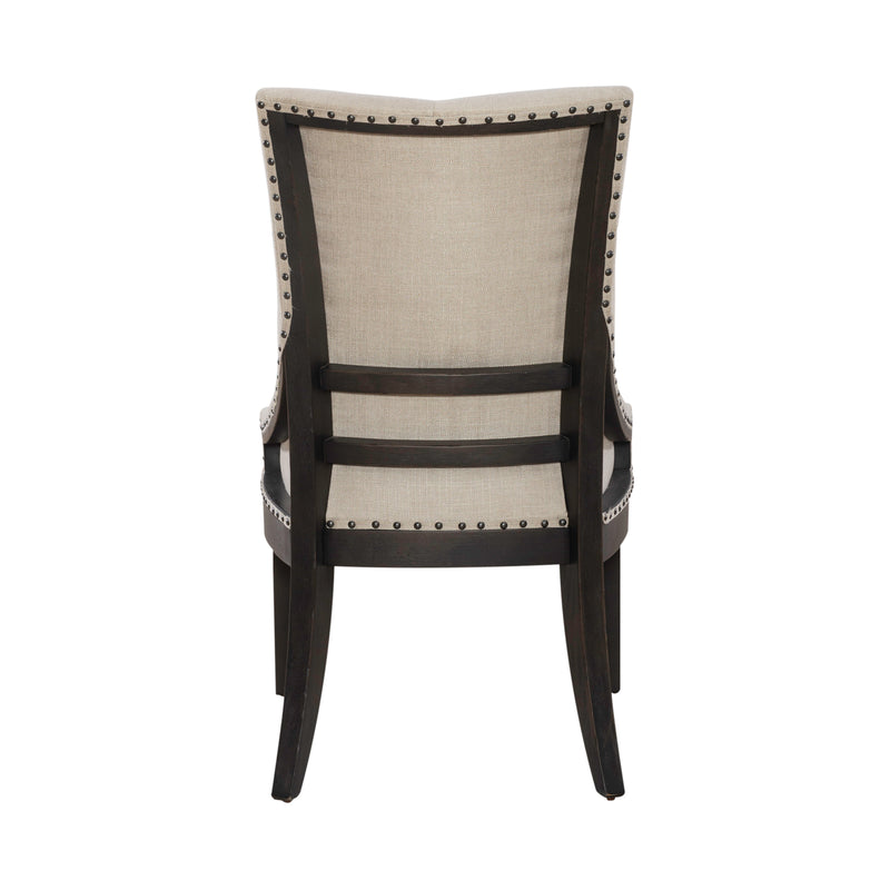 Americana Farmhouse Uph Shelter Side Chair- Black (RTA)