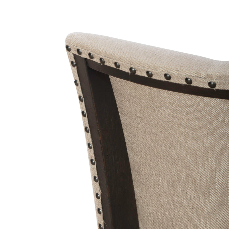 Americana Farmhouse Uph Shelter Side Chair- Black (RTA)
