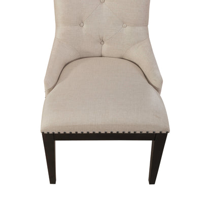 Americana Farmhouse Uph Shelter Side Chair- Black (RTA)