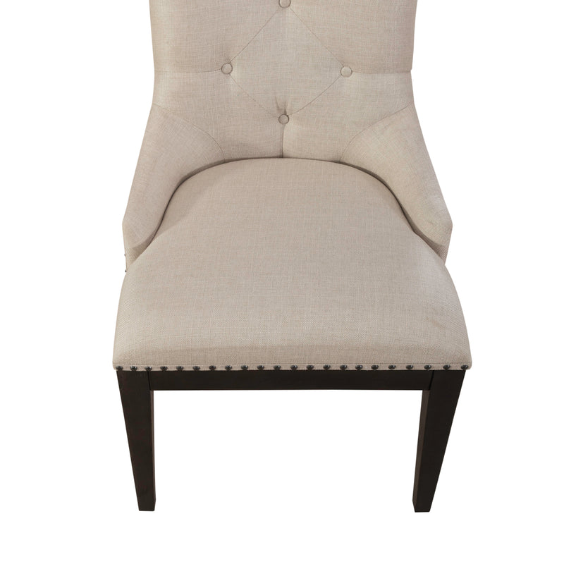 Americana Farmhouse Uph Shelter Side Chair- Black (RTA)