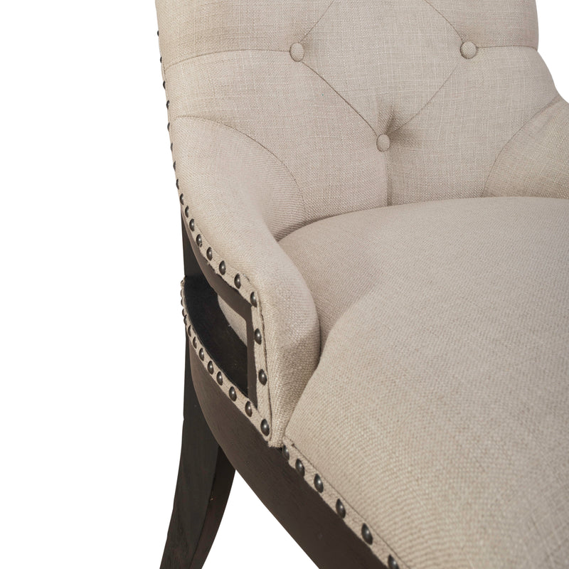 Americana Farmhouse Uph Shelter Side Chair- Black (RTA)