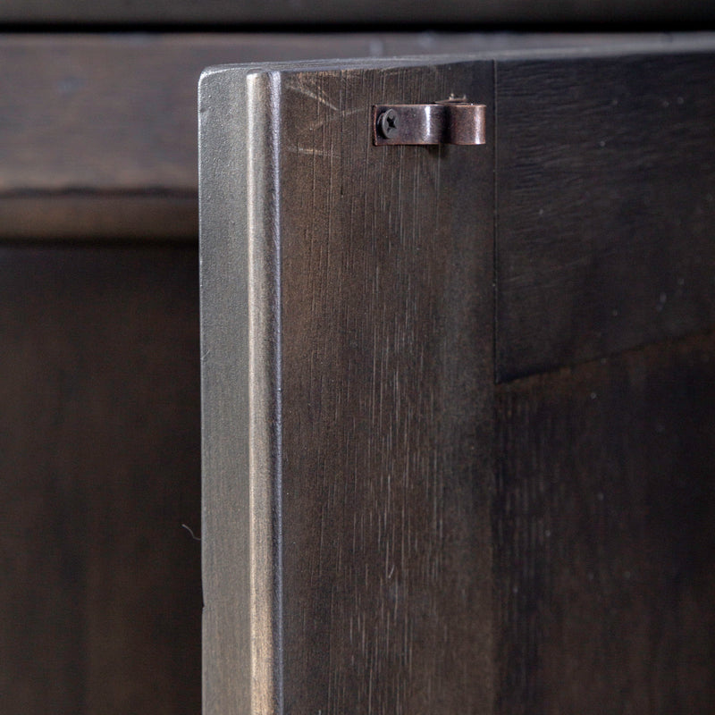 Americana Farmhouse Hall Buffet- Black