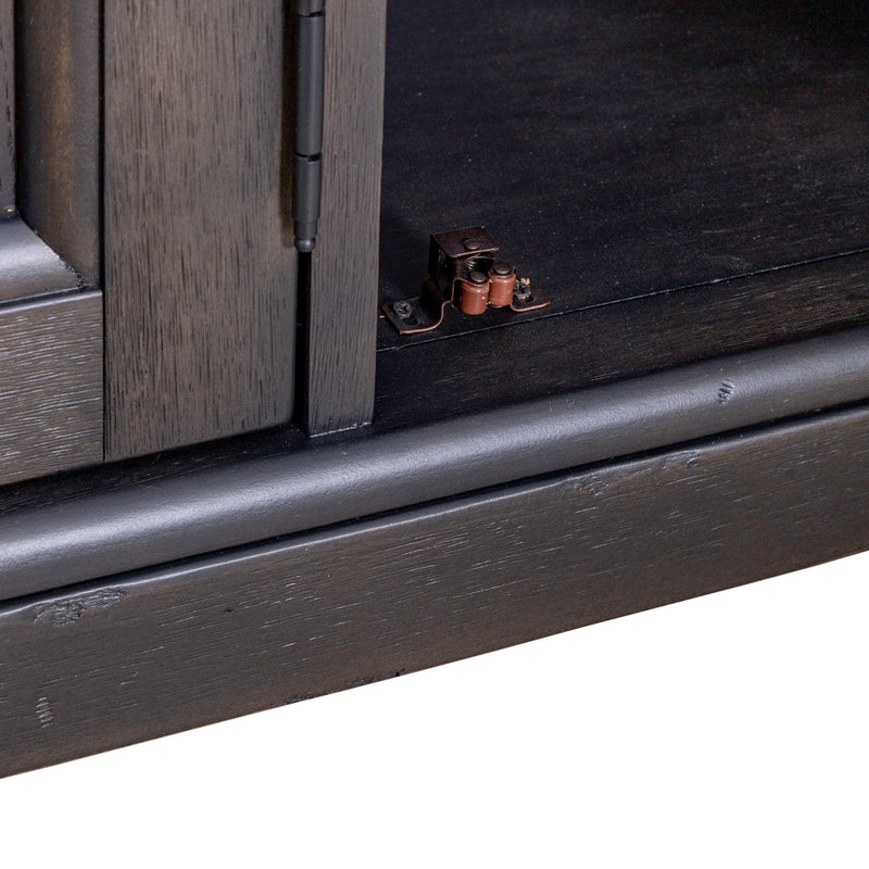 Americana Farmhouse Hall Buffet- Black